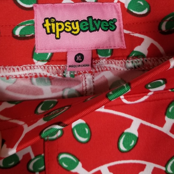 Tipsy Elves | Christmas String Lights Leggings - Picture 4 of 4